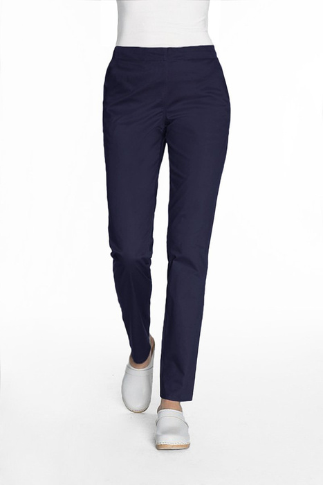 Slim fit scrubs pants STRETCH SE1-G, navy blue