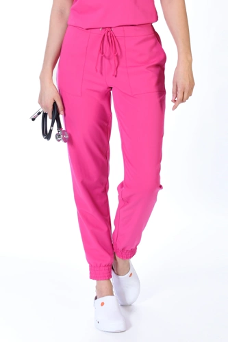 Women's medical joggers - Pro-Flex - pink - SF2-R