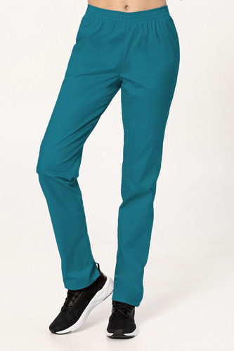Medical pants STRETCH, with rubber at the waist, sea color, SE6-M