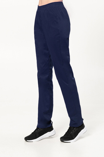 STRETCH medical pants, with rubber at the waist, navy blue, SE7-G