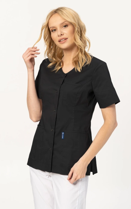 Medical jacket STRETCH, white, ZE6-B'