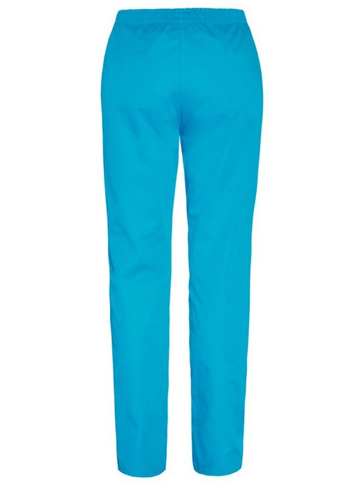 Women's medical pants with an elastic waistband, turquoise, SC4-T