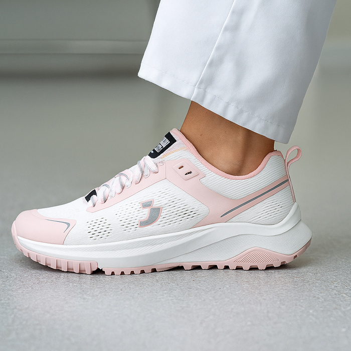 Women's sporty and ultralight medical sneaker MAUD, grey