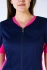 Scrubs jacket with ELASTIC SIDE PANELS ZE1-F, fuchsia