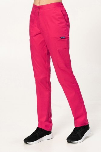 Cargo scrubs pants STRETCH, fuchsia, SE6-F