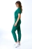 Women's medical blouse - PRO FLEX - green - BF2-Zi