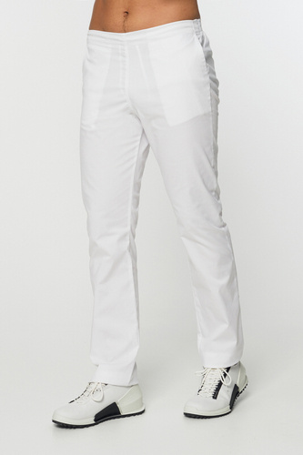 Spodnie medyczne męskie Soft Stretch Premium Colormed, białe, MSE2-B