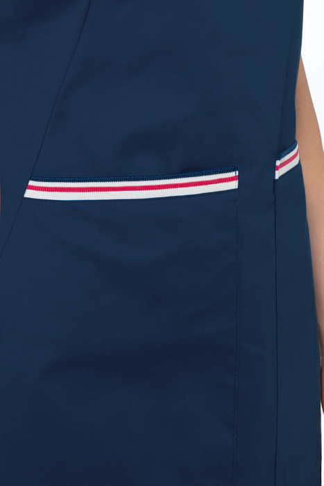 Scrubs dress Soft Stretch, navy blue, SKE5-G2