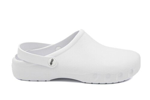 Medical shoe with removable insole, EVA foam, white