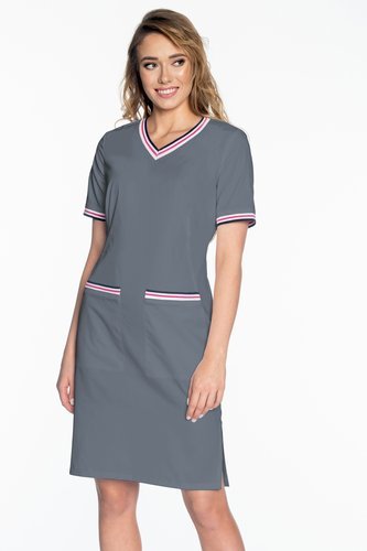 Sukienka medyczna SOFT STRETCH PREMIUM, kolor szary, SKE5-S2